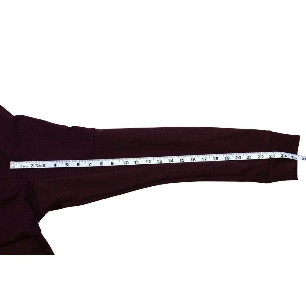 New‎ W/O Tags Adidas Mens XLT Hoodie Dark Red Maroon Burgundy Two Tone Athletic